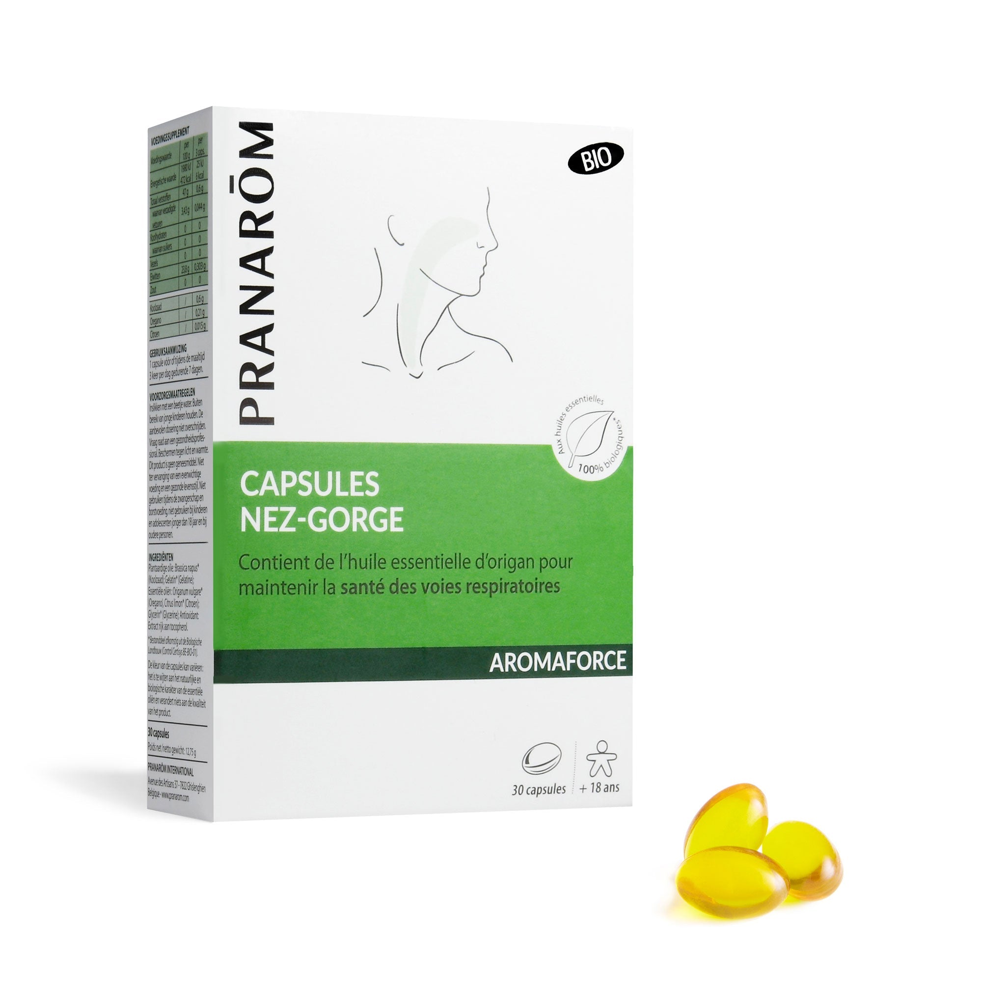 Capsules Nez-Gorge aux Huiles Essentielles - Bio